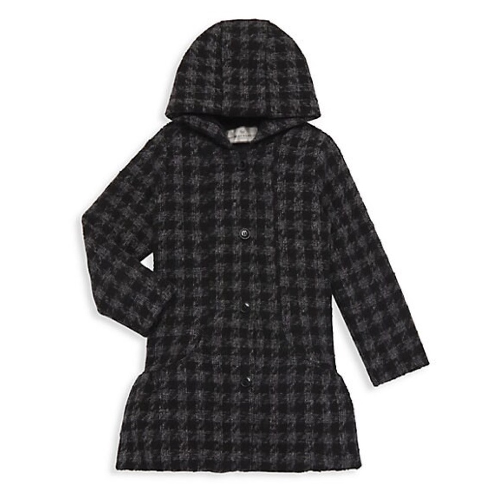 American Widgeon Coat Ruffle Faux Fur Hooded Princess Coat Size 12